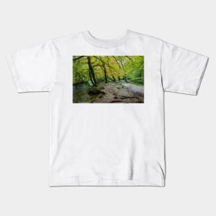 Autumn Golitha falls walk Kids T-Shirt